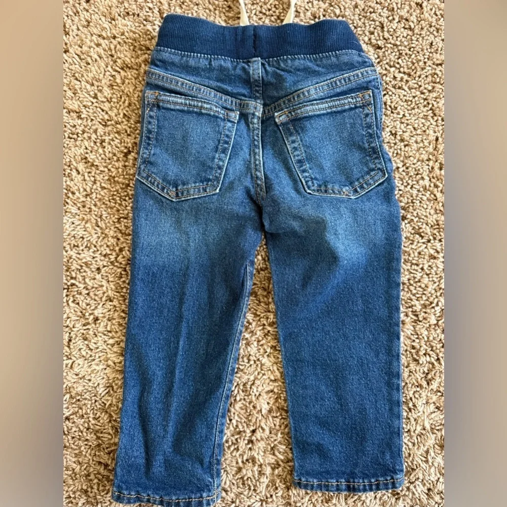 GAP Baby Denim Jeans | Elastic Waist | Slim Fit | 2 Years
